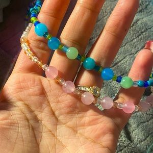 Real crystal waist beads